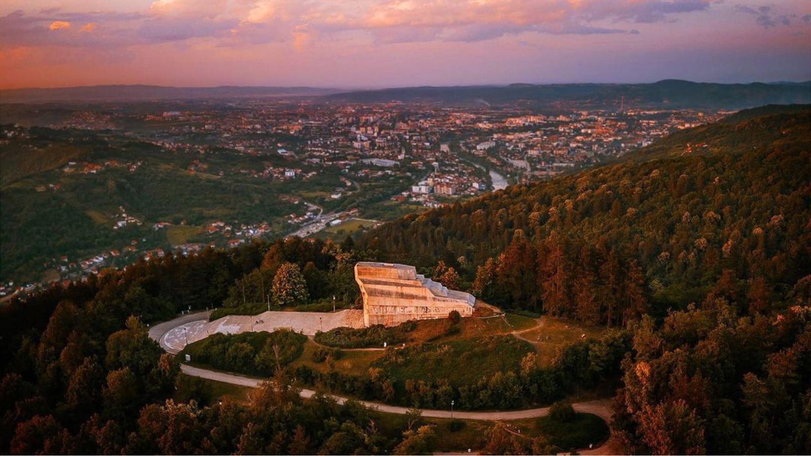Banj Brdo - panoramic viewpoint overlooking Banja Luka